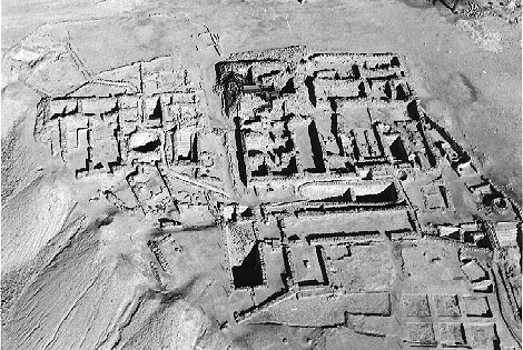 Aerial view of Qumran (The Orion Center for the Study of the Dead Sea Scrolls)